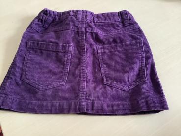 Kinder Cordrock in Violett Größe 128