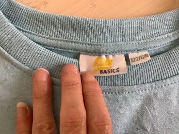 Kadi Basics Kinder-Pullover grau Größe 122/128