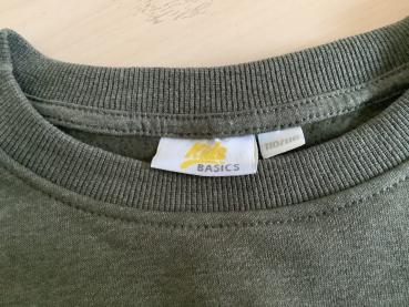 Kids Basics Sweatshirt Sage Green Größe 110/116