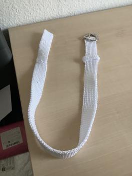 Damen Gürtel Größe 90,02cm Lang weiß, Neu