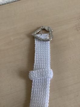 Damen Gürtel Größe 90,02cm Lang weiß, Neu