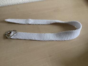 Damen Gürtel Größe 70,07cm lang weiß, Neu