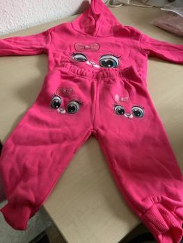 Mädchen Joggen Anzug 9-12 Monate Neu