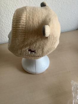 Preview: Kinder - Mütze mit Hasen Ohren Größe 6-12 Monate, Neu