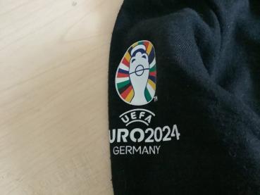 Kinder Pullover UEFA EURO 2024 Hoodie Deutschland - Schwarz Größe 122/128