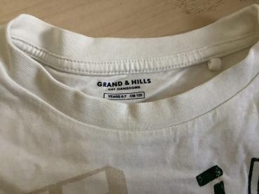 Grand & Hills Kinder-T-Shirt "Kampfsport" weiß