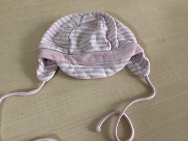 Gestreifte Baby-Mütze für den Sommer Größe 43/ 45