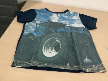 Traktor-Druck T-Shirt für Kinder Größe 104/110