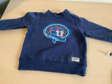 Blaues Sweatshirt mit Aufdruck