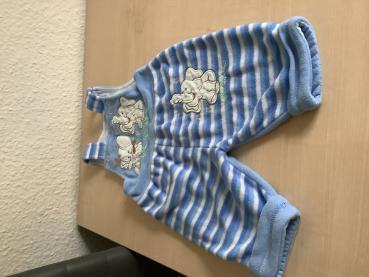 Gestreifte Latzhose für Kleinkinder mit Elefanten-Motiv