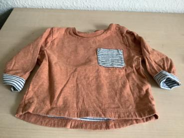 Langes Kinderoberteil mit Streifen-Details