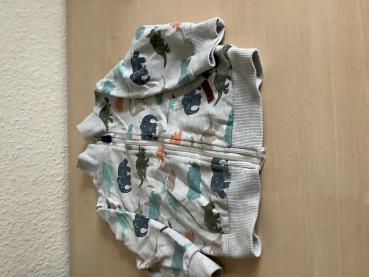Helle Kinderjacke mit Tiermotiven