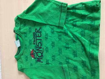 Grünes Langarmshirt mit Monster-Motiv