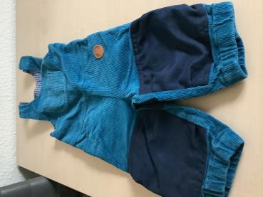 Coole Kinderlatzhose mit Cord-Detail in Blau
