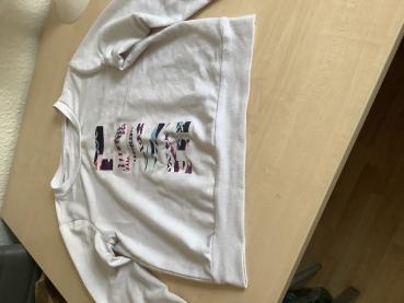 Weißes Sweatshirt mit LOVE-Print gr.116