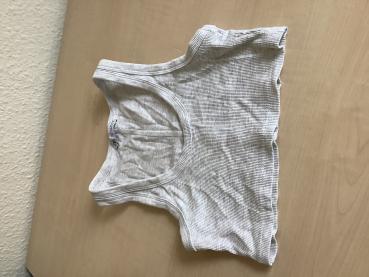 Damen-Gestreifter Cropped Top