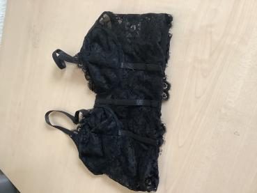 Damen-Schwarzer Spitzen- Top mit verstellbaren Trägern
