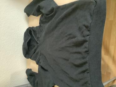 Herren-Schwarzer Hoodie mit Kapuze