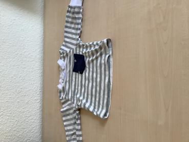 Gestreiftes Babyshirt mit Anker-Motiv, Größe 3-6Monate 