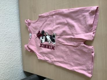 Pinkes Baby-Overall mit Minnie Mouse Design, Größe 74/80