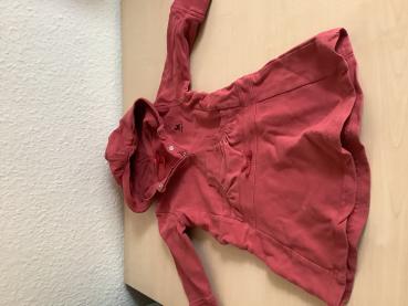 Rotes Kapuzenkleid für Kinder, Größe 74