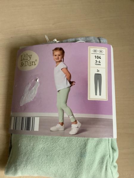 Kinder- Leggings 2er Set groß 104 neu