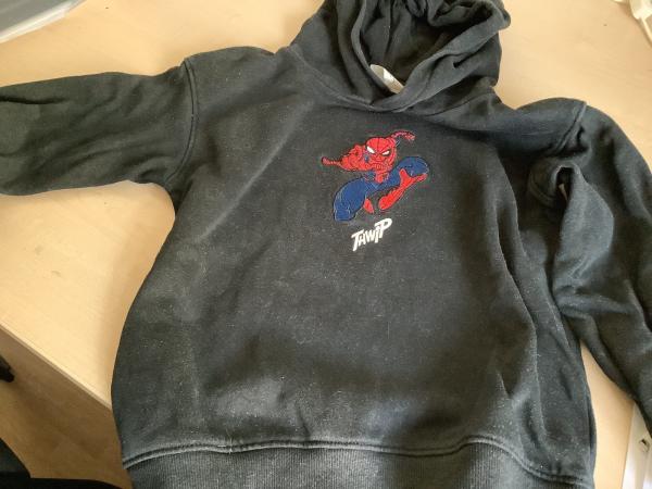 Kinder Pullover  Größe 110/116 mit Kaputze