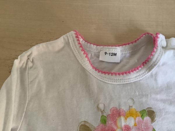 Nachtwäsche mit Giraffe und Zebra Druck Größe 9-12 Monate