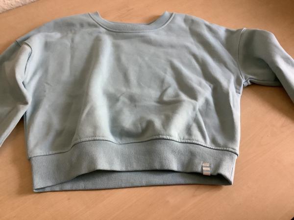 Kids Basics Langarmshirt, hellblau Größe 122/128