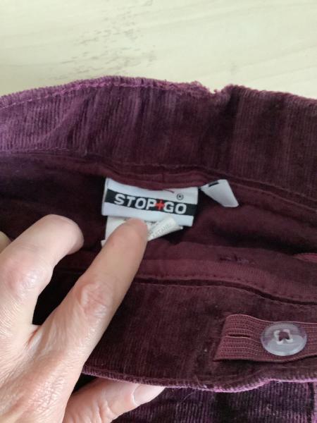 STOP+GO Cordhose - Bordeauxrot Größe 104