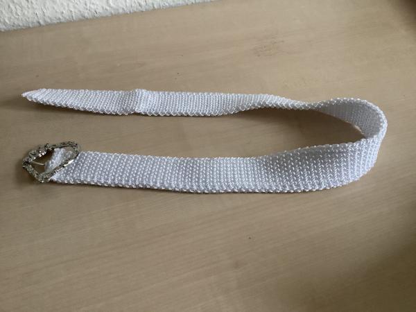 Damen Gürtel Größe 70,07cm lang weiß, Neu