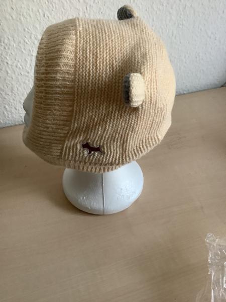 Kinder - Mütze mit Hasen Ohren Größe 6-12 Monate, Neu