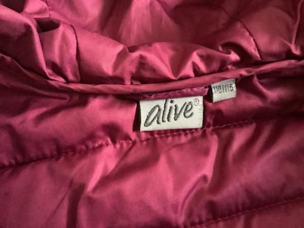 Kinder-Alive Winterjacke / Steppjacke Magenta Größe 110/116