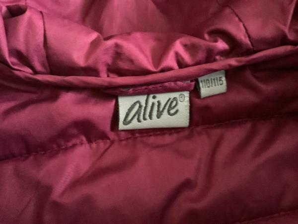 Kinder-Alive Winterjacke / Steppjacke Magenta Größe 110/116