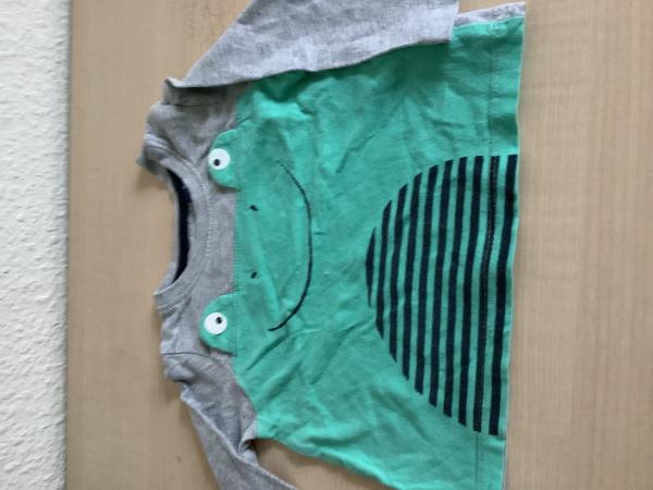 Kinder Langarmshirt mit Froschmotiv