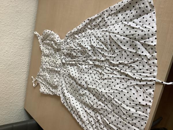 Damen Leichtes Sommerkleid mit Punkten