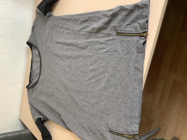 Damen-Stylisches Longsleeve mit Reißverschluss