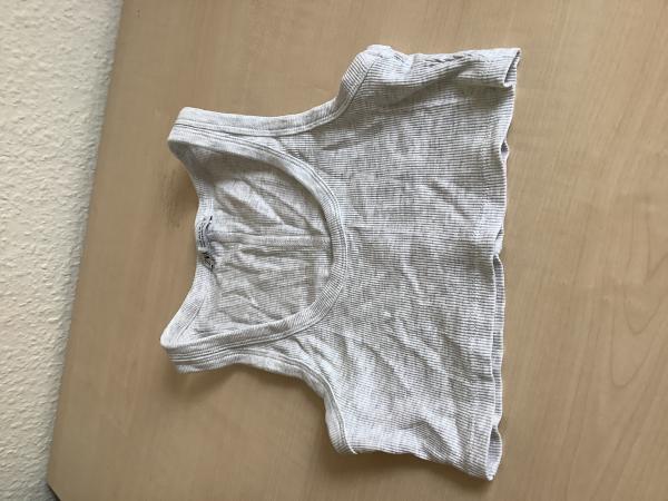 Damen-Gestreifter Cropped Top