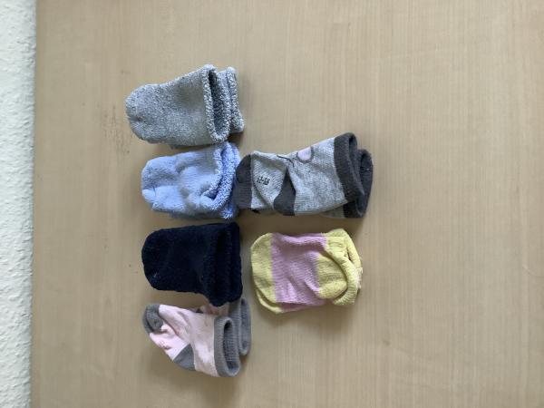 Bunte Kinder-Socken im 6 Set,Größe 62